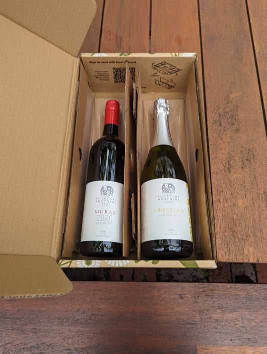 Scarpari Brothers Wines Gift Pack - Shiraz and Prosecco